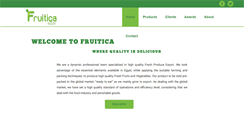 Desktop Screenshot of fruiticaegypt.com
